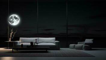 futuristisch minimalistisch Saga Zimmer Landschaften foto