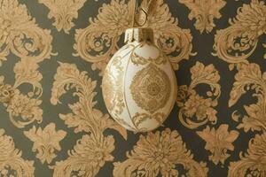 Ornament Walpaper Muster Textur Hintergrund. ai generativ Profi Foto