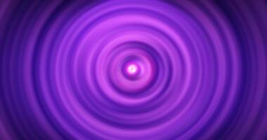 abstrakt Hintergrund von hell lila glühend Energie Magie radial Kreise von Spiral- Tunnel gemacht von Linien foto