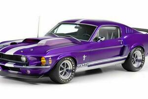 1968 Ford Mustang shelby GT500. ai generativ Profi Foto