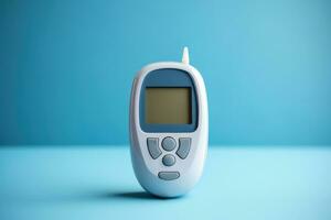 Diabetes Medikation und Glucose Meter Hintergrund mit leeren Raum zum Text foto