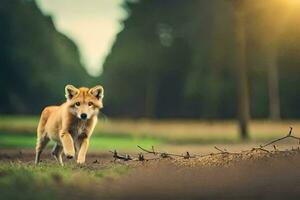 Foto Hintergrund das Wald, Tier, Wolf, Wolf, Wolf, Wolf, Wolf, Wolf,. KI-generiert