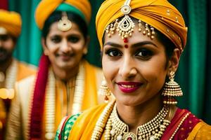 indisch Hochzeit Fotografie im London. KI-generiert foto