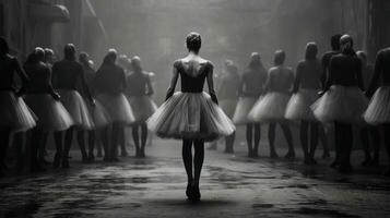 Tänzer, Ballerina unter das tanzen Truppe foto