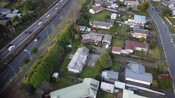 Luftaufnahme von Hamilton, Neuseeland foto