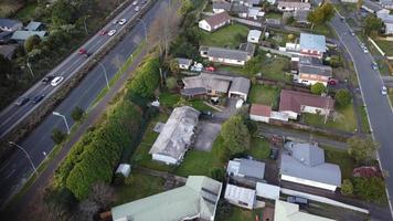 Luftaufnahme von Hamilton, Neuseeland foto