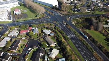 Luftaufnahme von Hamilton, Neuseeland foto