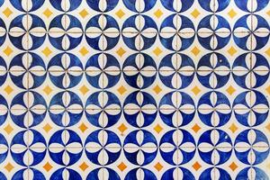portugiesischer azulejo keramikfliesen dekorativer hintergrund foto