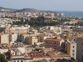 Luftaufnahme von Cagliari foto