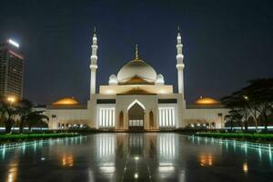 Moschee istiqlal Jakarta. Hintergrund. ai generativ Profi Foto