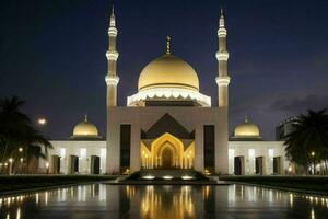 Moschee istiqlal Jakarta. Hintergrund. ai generativ Profi Foto