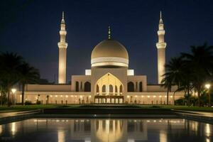 Moschee istiqlal Jakarta. Hintergrund. ai generativ Profi Foto