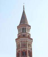 Glockenturm der Kirche San Gottardo, Mailand foto