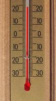 Thermometer für Lufttemperatur foto