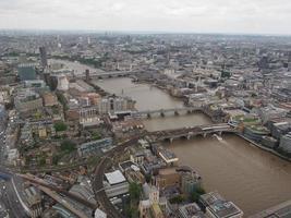 Luftaufnahme von London foto