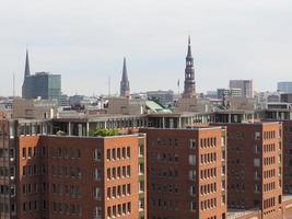 Hamburger Skyline-Blick foto