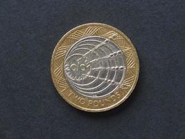 2-Pfund-Münze, Großbritannien foto