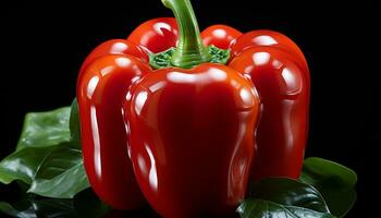 frisch, organisch Gemüse beschwingt Farben, gesund Essen, köstlich Mahlzeiten generiert durch ai foto