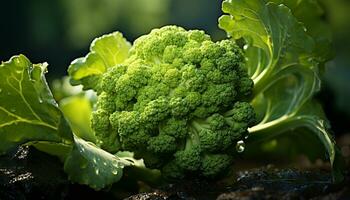 Frische von Natur Ernte gesund, organisch Gemüse zum Vegetarier Diäten generiert durch ai foto