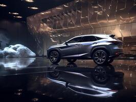 Lexus rx Ausstellung. generativ ai foto