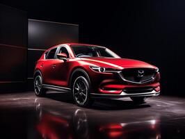 mazda cx-5 Ausstellung. generativ ai foto