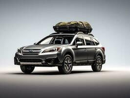 subaru Outback Ausstellung. generativ ai foto