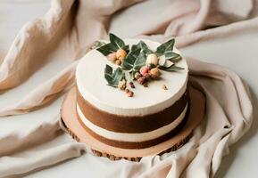 Kuchen Natur Dekoration Inspiration zum Geschäft Kuchen Geschäft foto