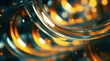abstrakt Glas Kreis Muster Zoomen Linse schafft Kreativität foto
