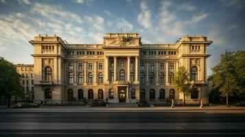 elegant Neo klassisch die Architektur definiert berühmt Hauptstadt foto