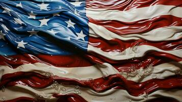 Freiheit und Stolz Welligkeit durch amerikanisch Patriotismus foto