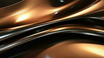 futuristisch abstrakt Hintergrund mit glänzend metallisch Streifen foto