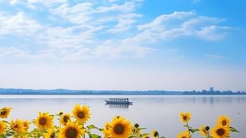 Blume szenisch Aussicht Hintergrund Hintergrund foto