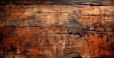 alt verfault Holz Textur, dunkel natürlich Hintergrund - - ai generiert Bild foto