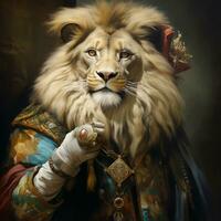 König Löwe Schlüssel foto