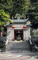 berühmtes Wahrzeichen a-ma ama chinesischer tempel eingangstür in macao macau foto