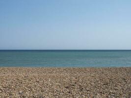 Meer gesehen von Strand foto