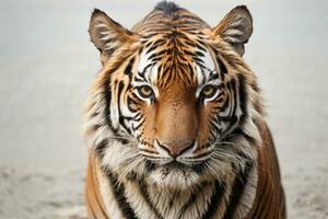 Bengalen Tiger Hintergrund ai generiert foto