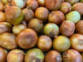 Gruppe von Kochen Zutat namens groß Zwiebel oder bawang Bombay oder Zwiebel Birne oder Zwiebel foto