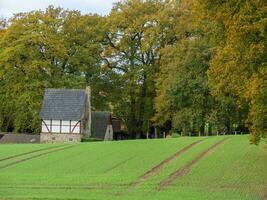 das teutoburg Wald im Deutschland foto