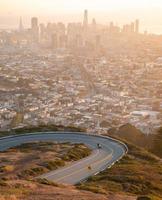 Luftaufnahme über die Stadt San Francisco, Kalifornien, USA.