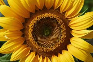 Sonnenblume. Hintergrund. ai generativ Profi Foto