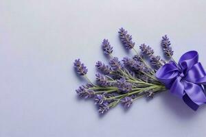 Lavendel Blume. Hintergrund. ai generativ Profi Foto