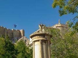 das alt Stadt von Athen foto