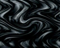 abstrakt Luxus schwarz und Weiß wellig Flüssigkeit Stoff Textur. Prämie Hintergrund foto