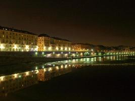 Fluss Po, Turin foto