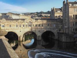 Pulteney-Brücke im Bad foto