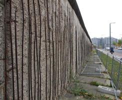 Ruinen der Berliner Mauer foto