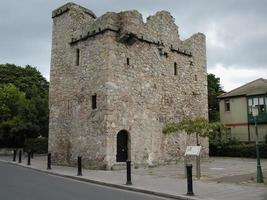 Ruinen der alten Burg in Dublin foto