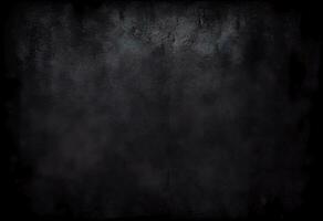 elegant schwarz Hintergrund Vektor Illustration mit Jahrgang betrübt Grunge Textur und dunkel grau Holzkohle Farbe Farbe ai generativ foto