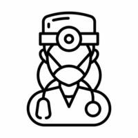 der Chirurg Symbol im Vektor. Illustration foto